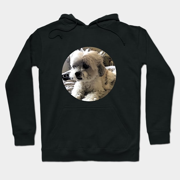 Cute Puppy Hoodie by FIG AND SHIPS